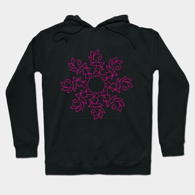 Pink Flake Hoodie by Kotton